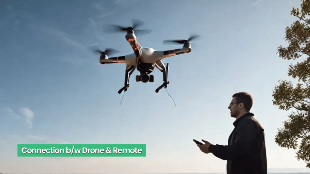 Drone Photography Tips Connection between Drone and Remote